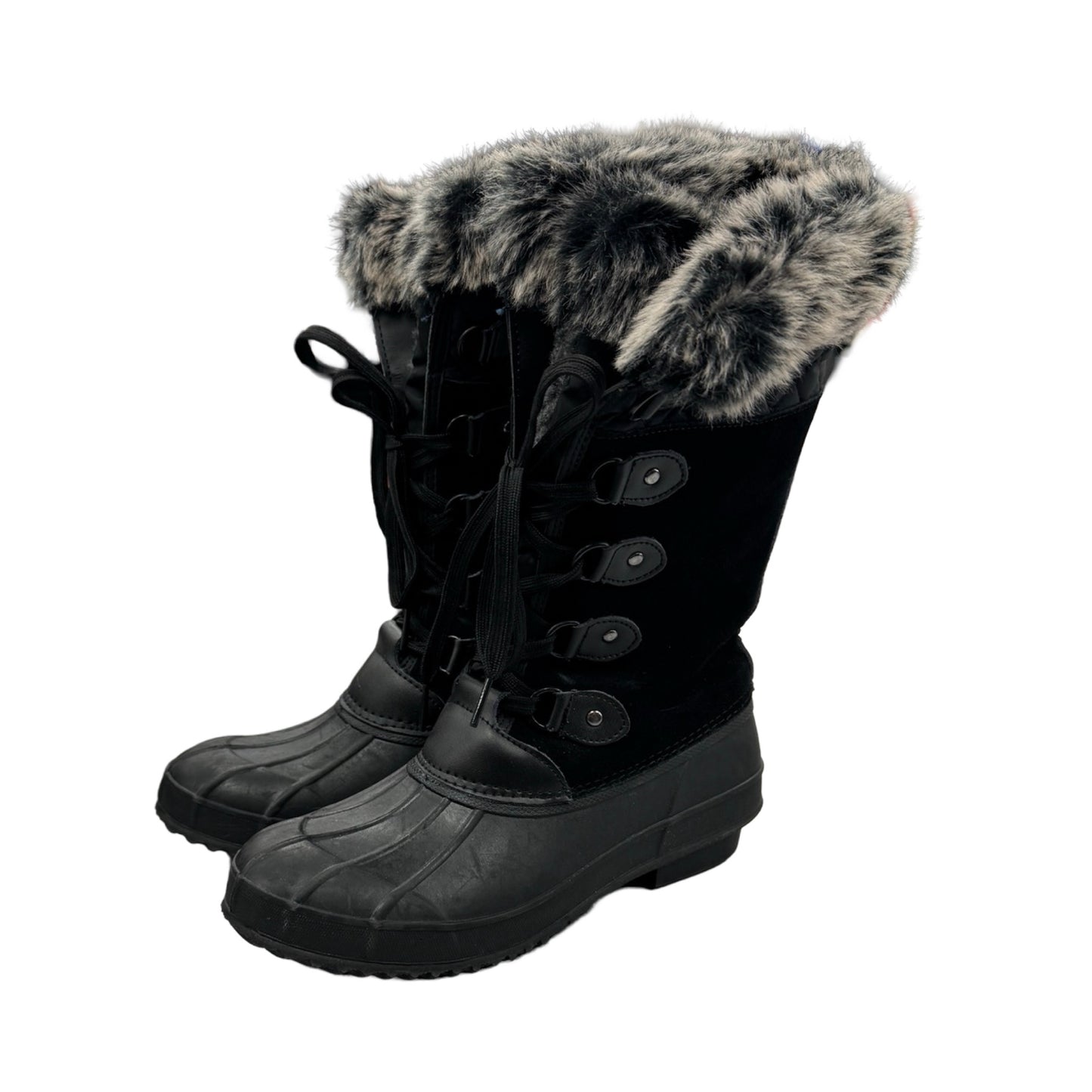 Boots Snow By Khombu In Black, Size: 8.5