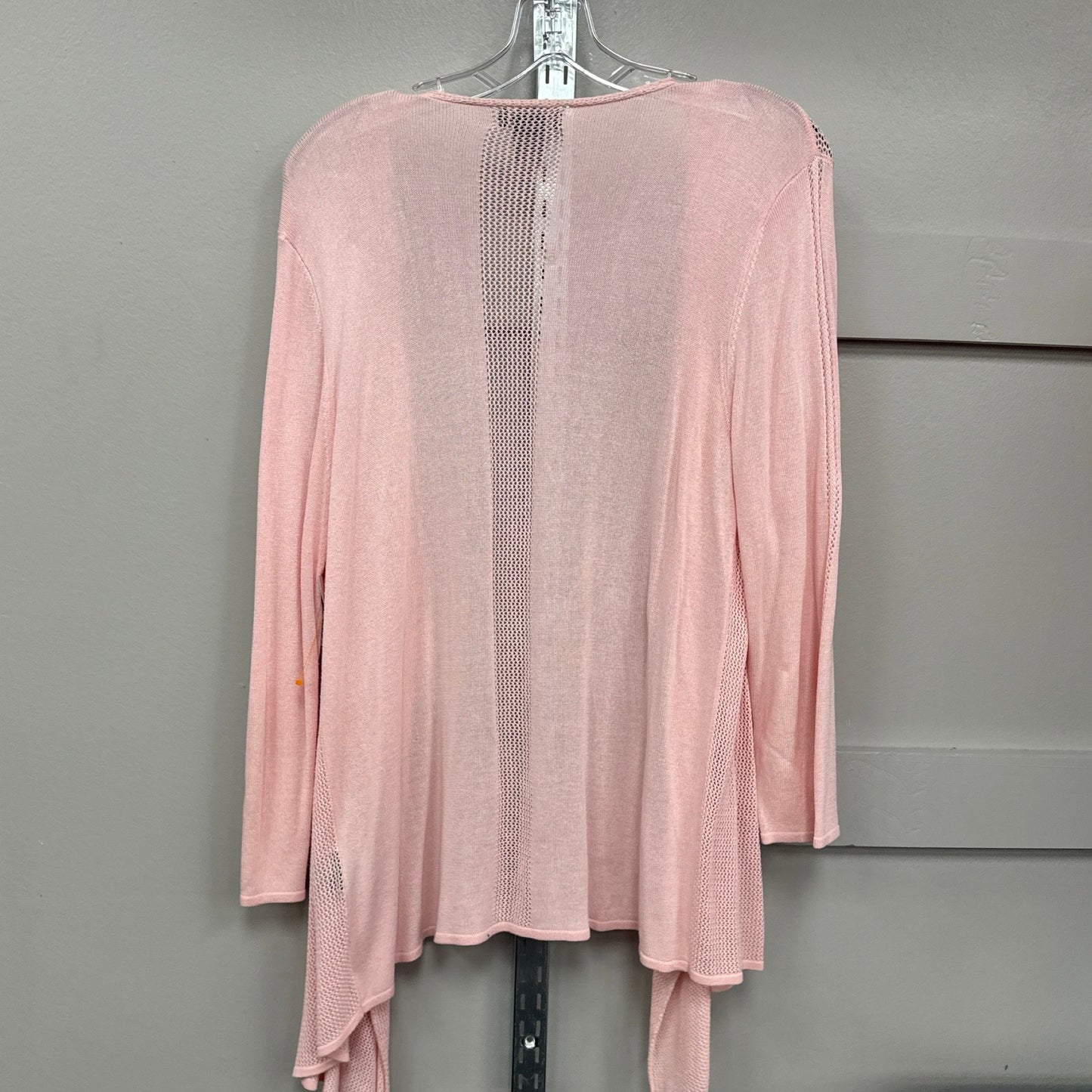 Sweater Cardigan By Nue Options In Pink, Size: Xl