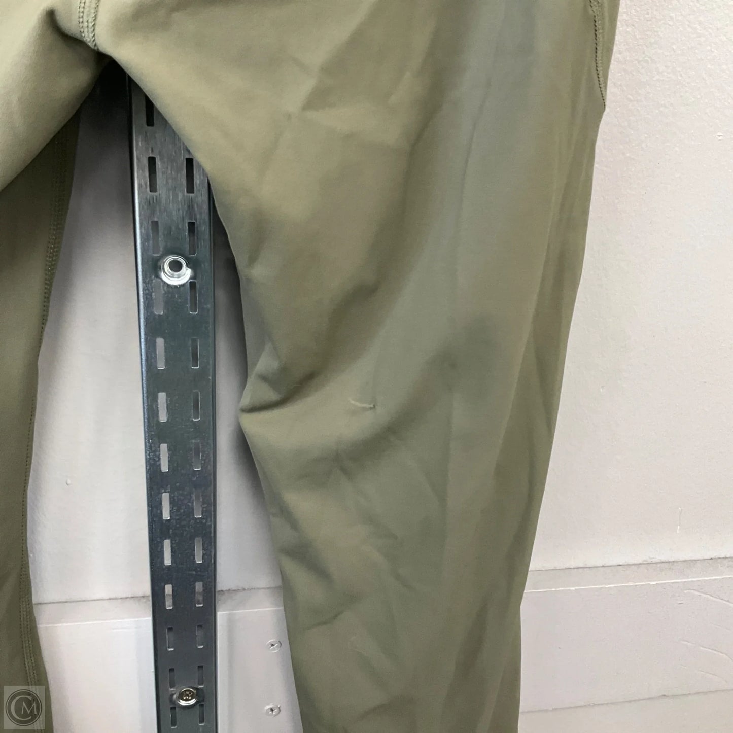 Athletic Leggings In Green, Size: M