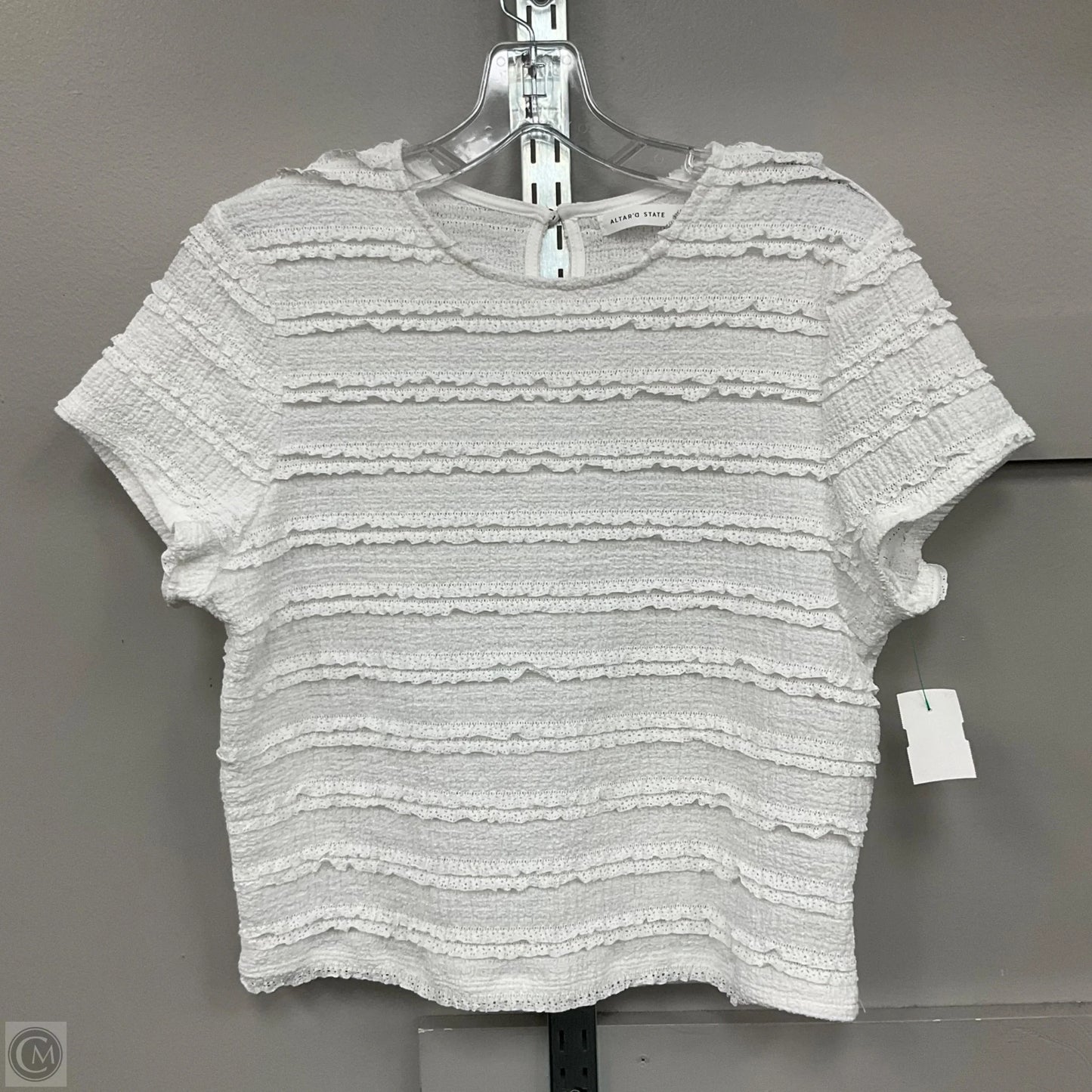 Top Short Sleeve By Altard State In White, Size: Xl