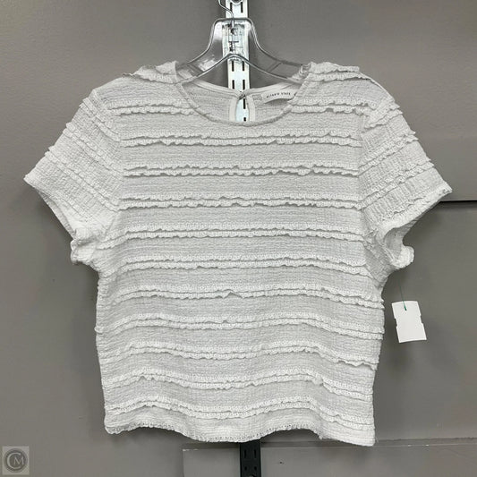 Top Short Sleeve By Altard State In White, Size: Xl