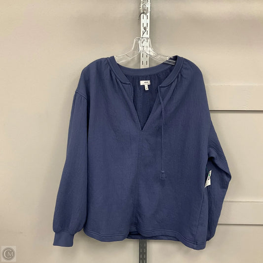 Top Long Sleeve By Aerie In Navy, Size: Xs