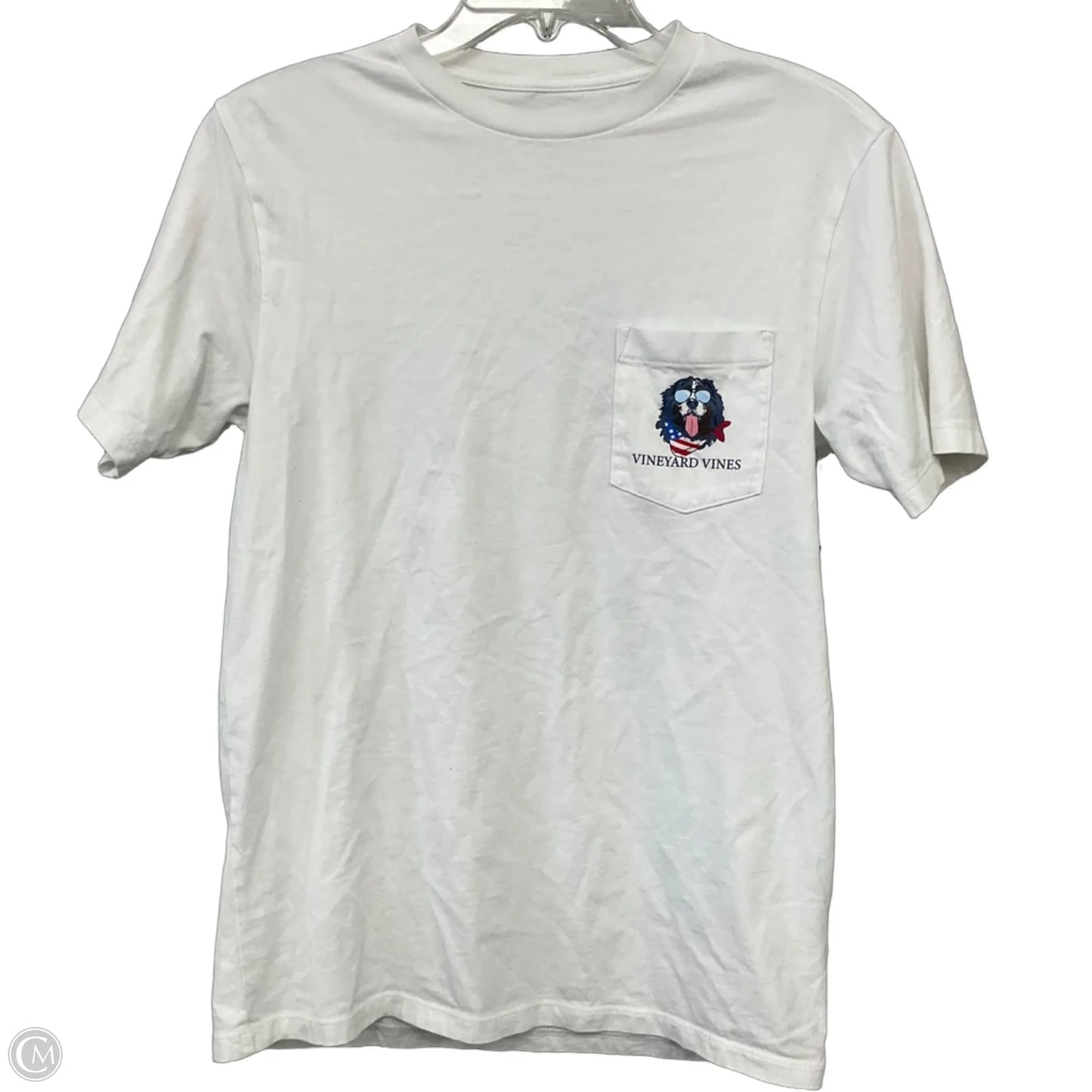 Top Short Sleeve By Vineyard Vines In White, Size: Xs
