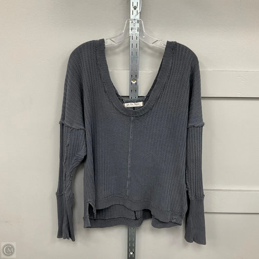 Top Long Sleeve By We The Free In Grey, Size: Xl