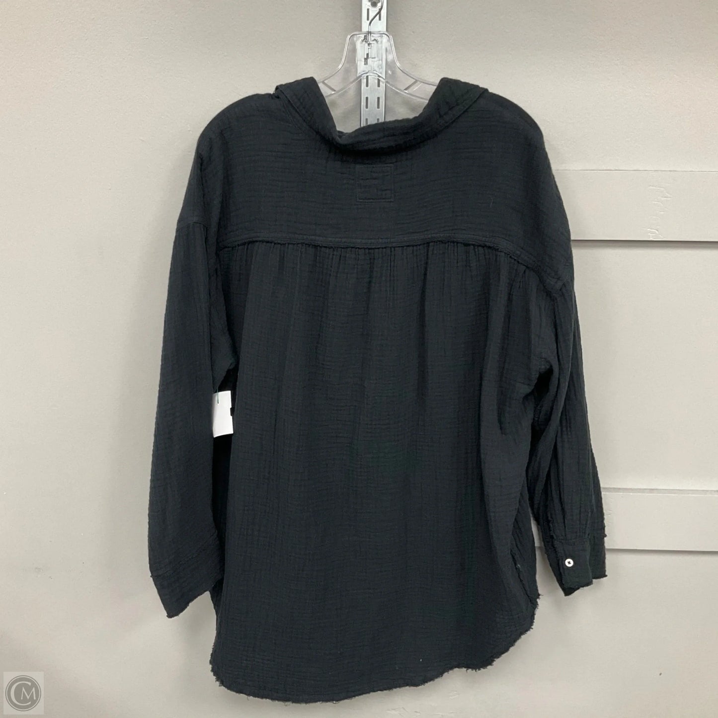 Top Long Sleeve By Aerie In Black, Size: M