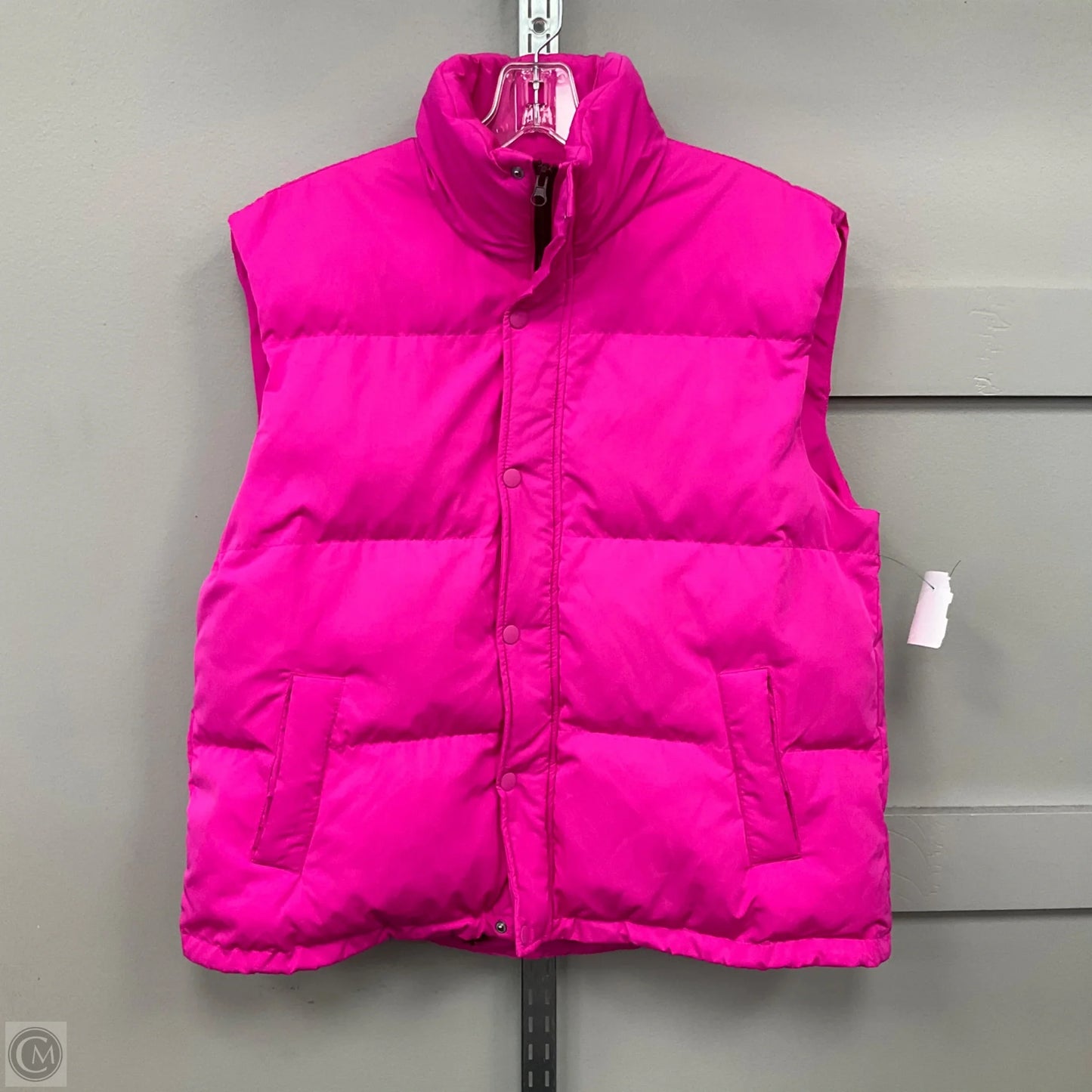 Vest Puffer & Quilted By A New Day In Pink, Size: L