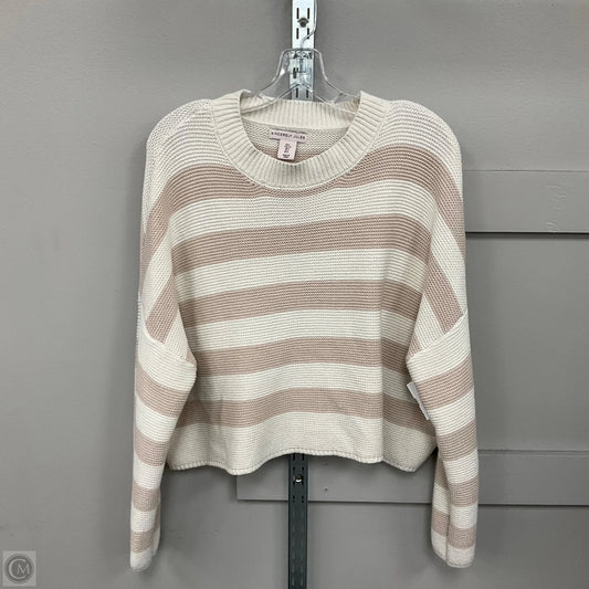 Sweater By Sincerely Jules In Cream & Tan, Size: L