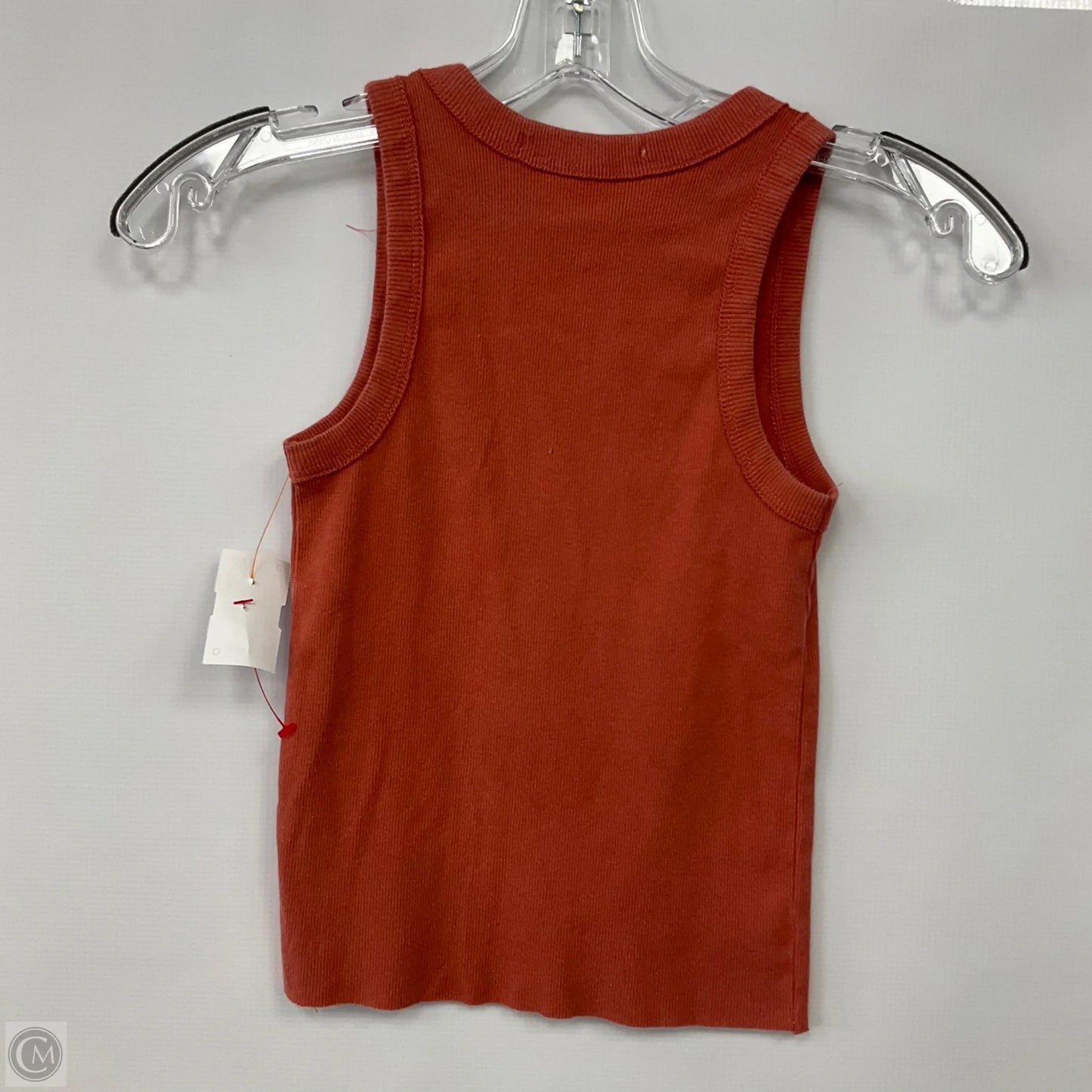 Top Sleeveless Basic By Clothes Mentor In Orange, Size: Xs