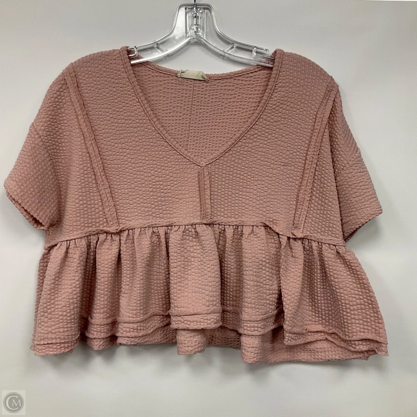 Top Short Sleeve By Altard State In Pink, Size: M