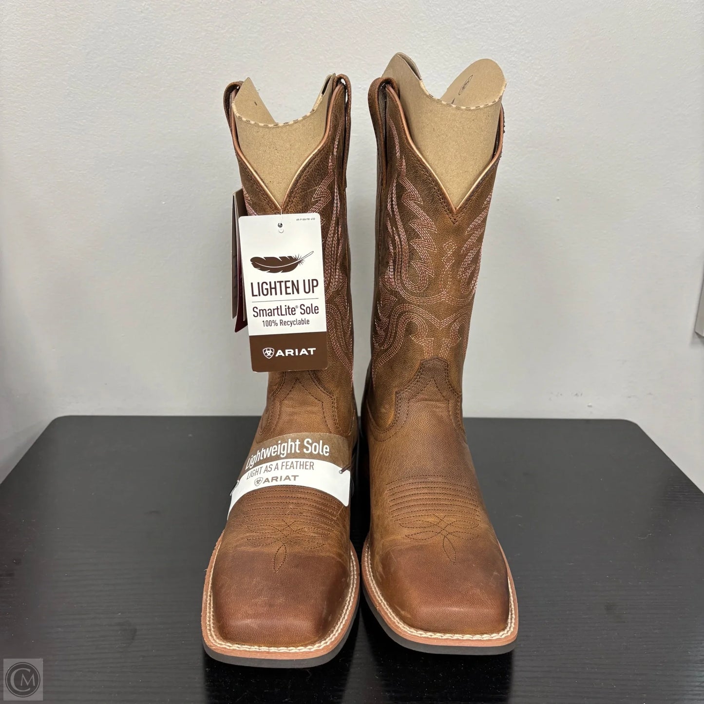 Boots Western By Ariat In Brown & Pink, Size: 9.5