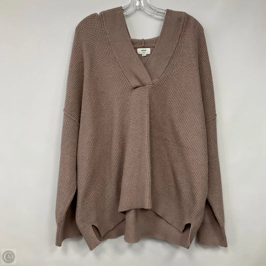 Sweatshirt Hoodie By Aerie In Beige, Size: Xl