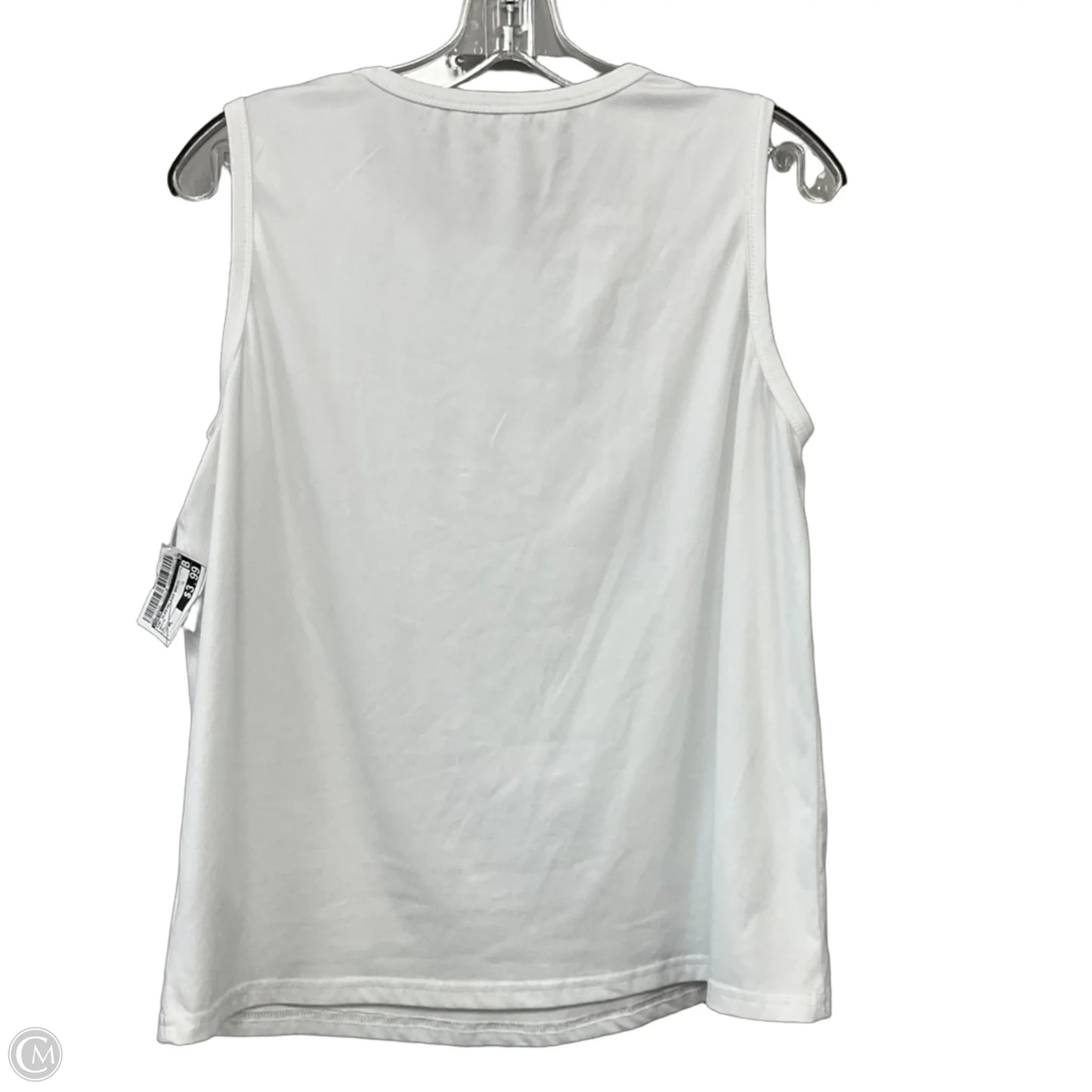 Top Sleeveless Basic By Shein In White, Size: Xl