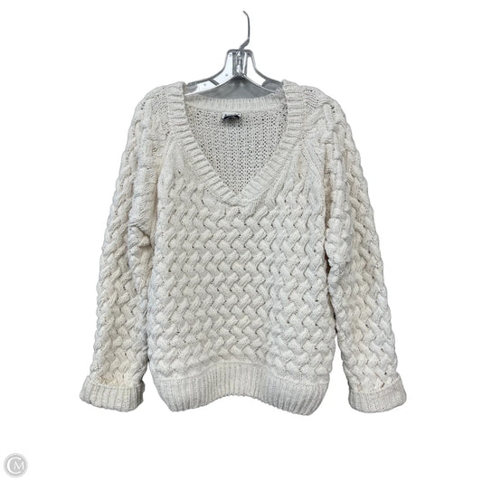 Sweater By Arula In Cream, Size: Xxl