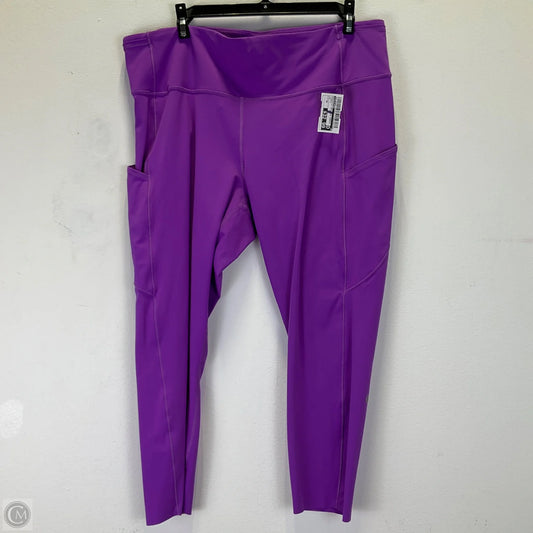 Athletic Leggings Capris By Lululemon In Purple, Size: 16