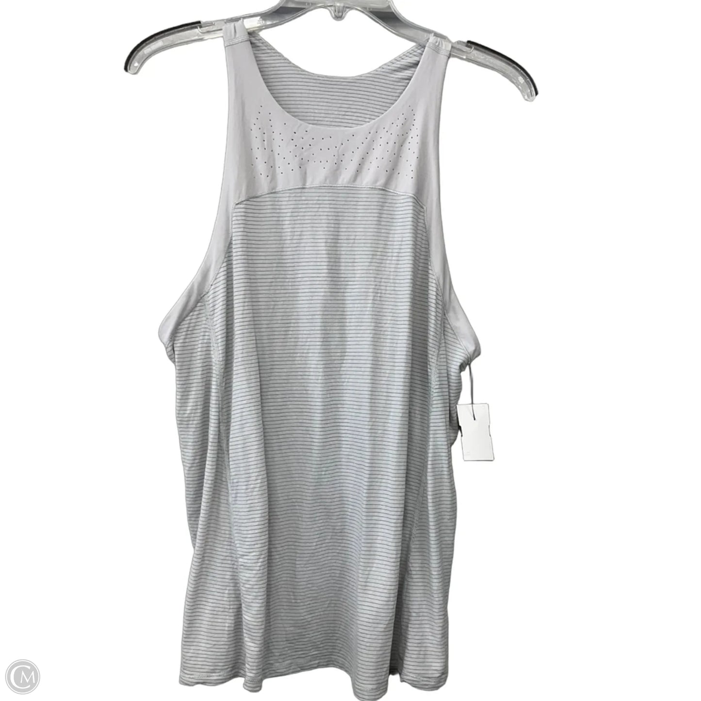 Athletic Tank Top By Lululemon In Grey, Size: 8