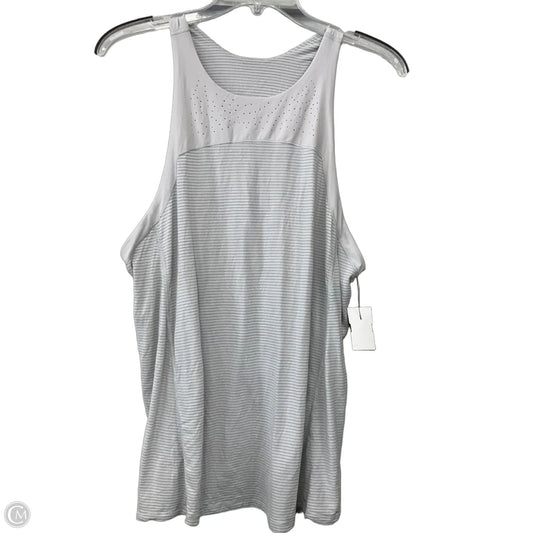 Athletic Tank Top By Lululemon In Grey, Size: 8