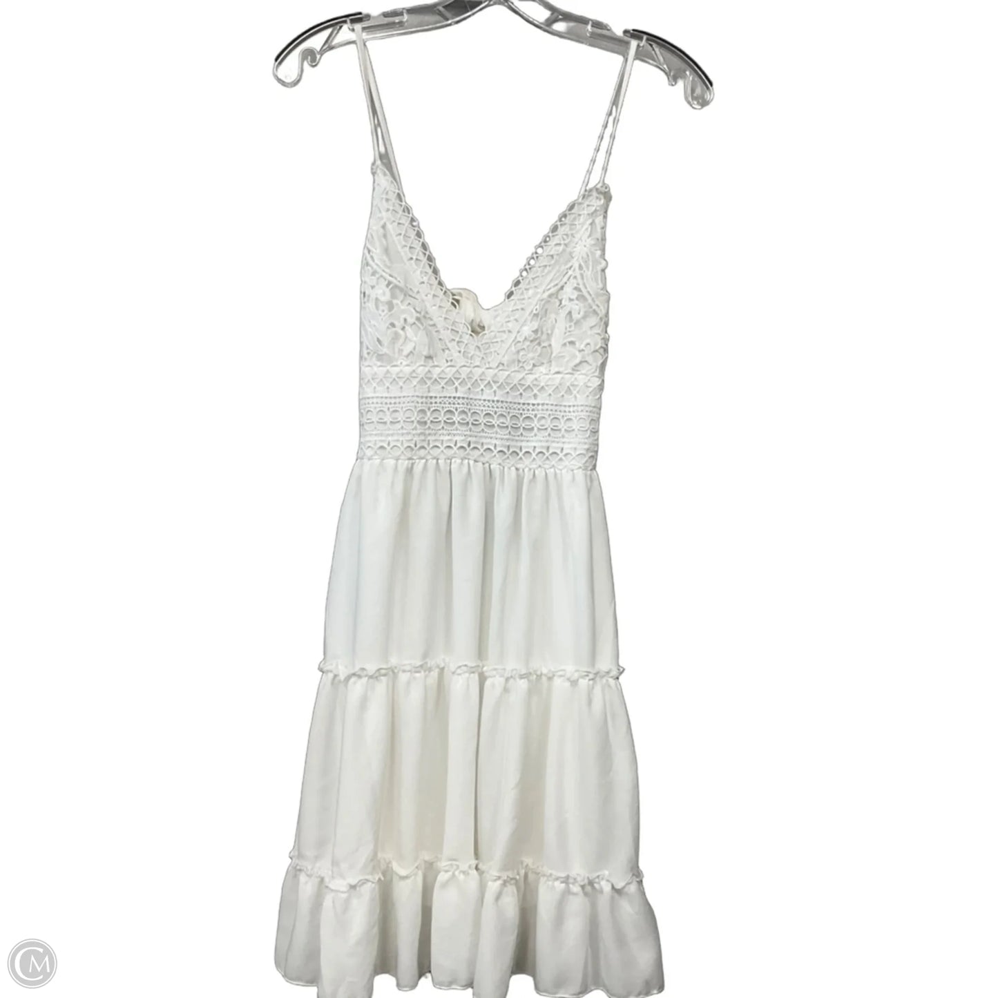 Dress Casual Short By Clothes Mentor In White, Size: S