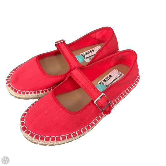 Shoes Flats By Old Navy In Red, Size: 7