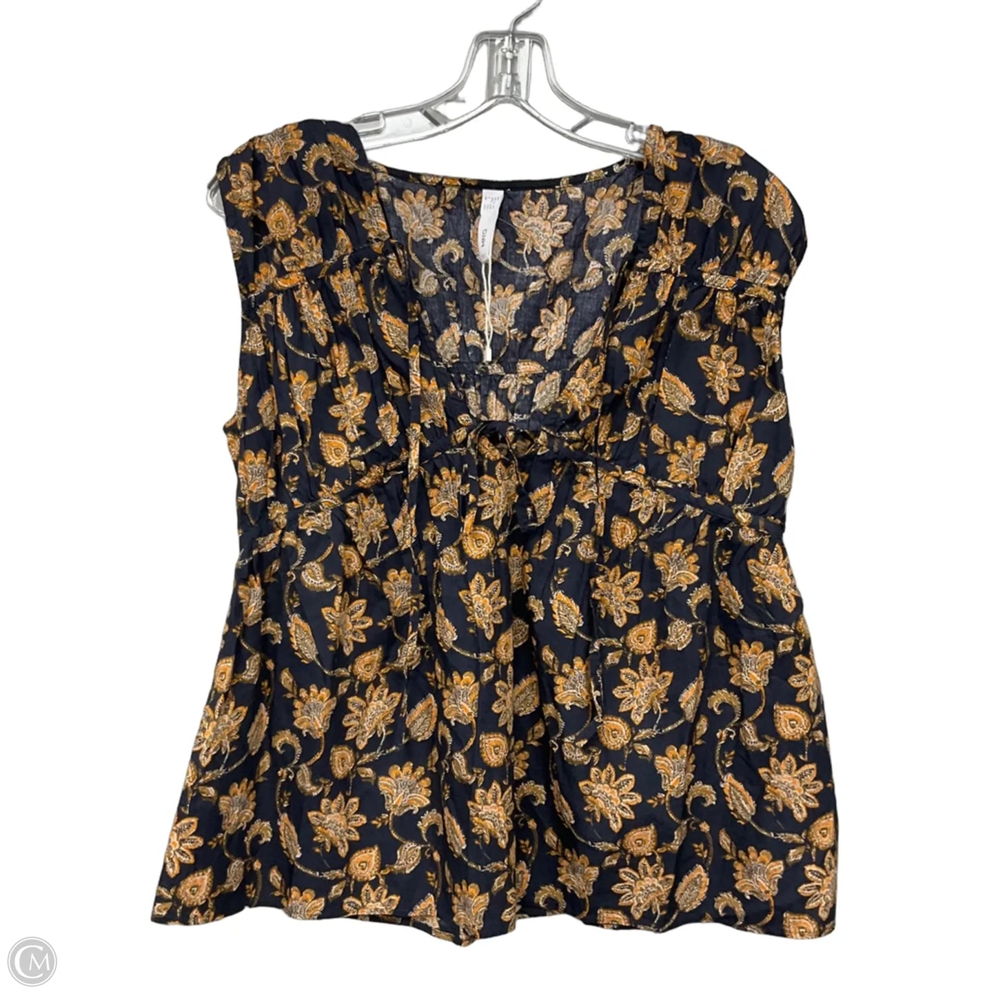 Top Sleeveless By Mng In Blue, Size: Xs