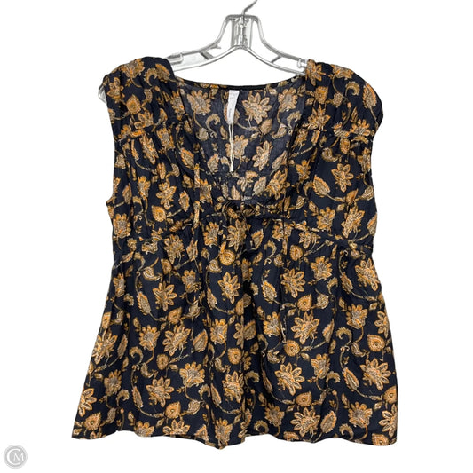 Top Sleeveless By Mng In Blue, Size: Xs