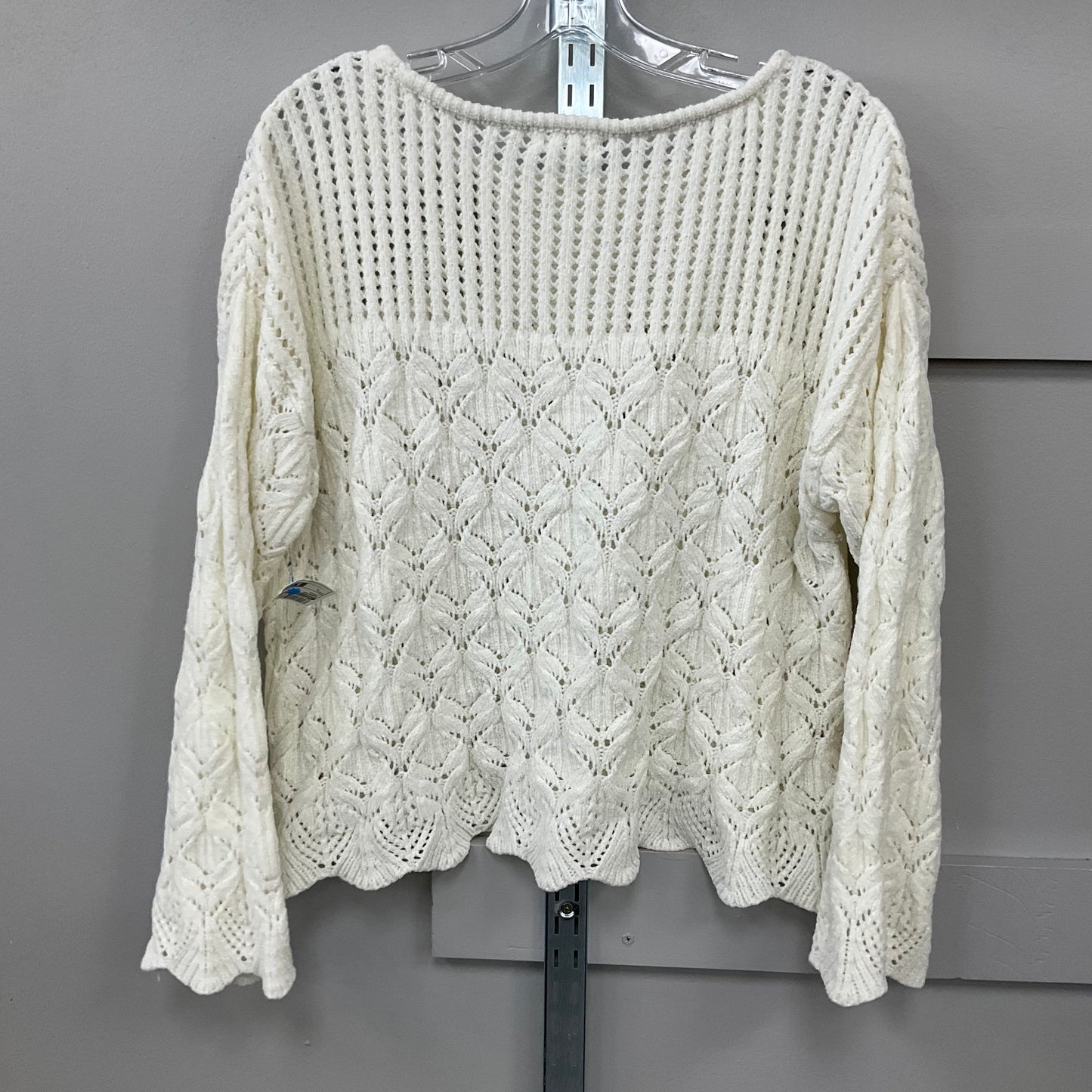 Sweater By Maurices In Cream, Size: L