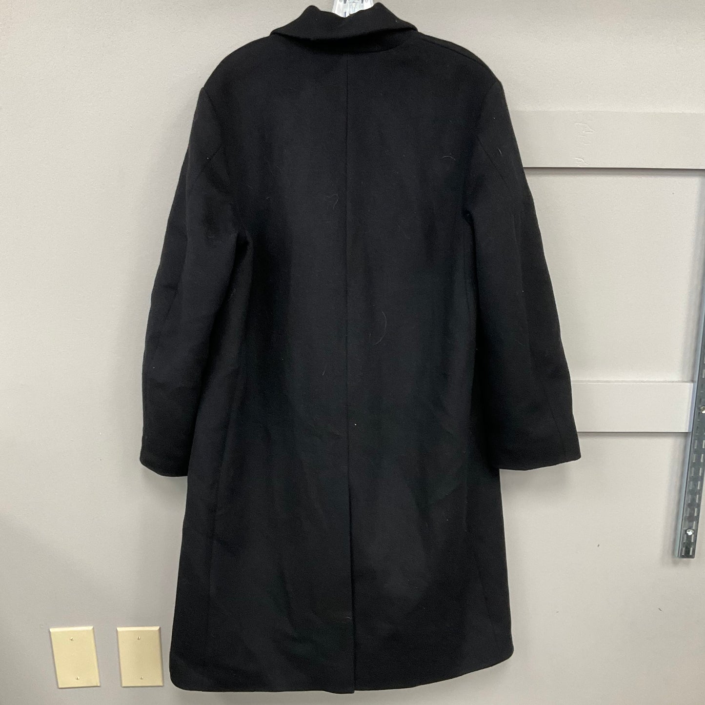 Coat Peacoat By Vince In Black, Size: L