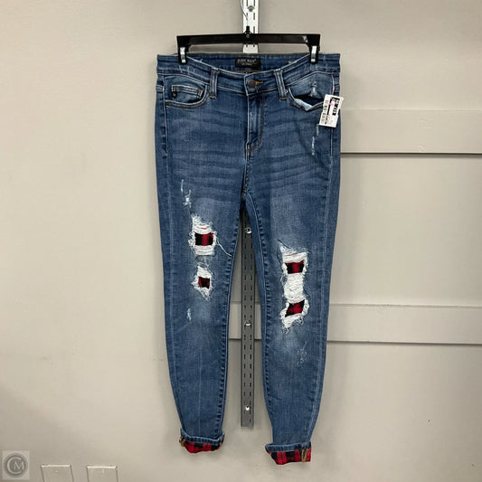 Jeans Skinny By Judy Blue In Blue Denim, Size: 8