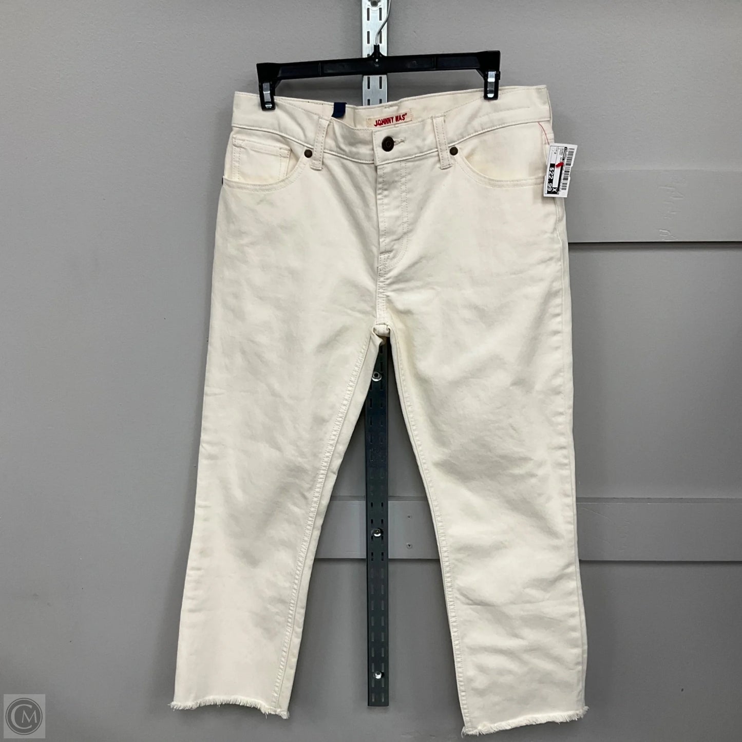 Jeans Skinny By Johnny Was In Cream, Size: 2