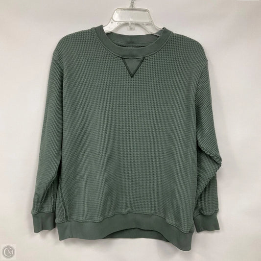 Sweatshirt Crewneck By Aerie In Green, Size: Xs