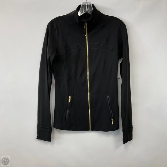 Athletic Jacket By Lululemon In Black, Size: 10