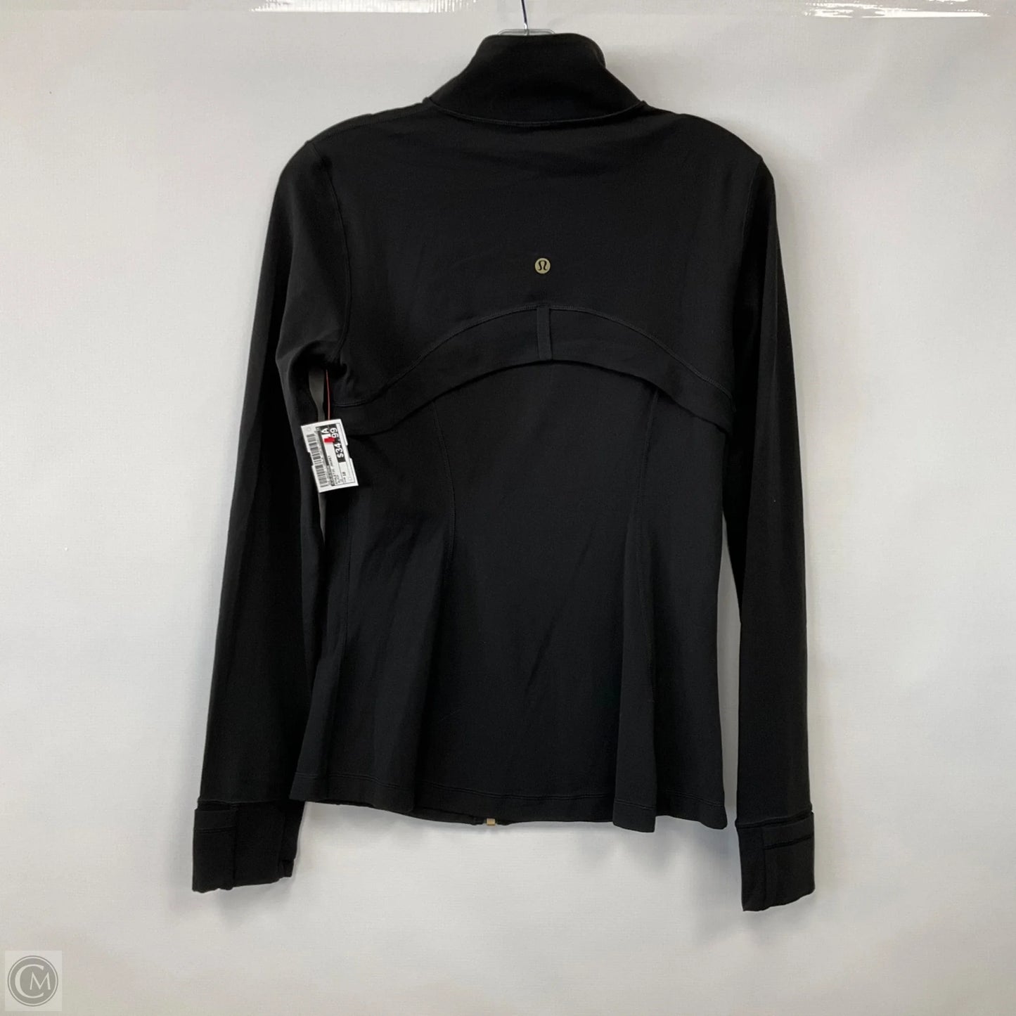 Athletic Jacket By Lululemon In Black, Size: 10