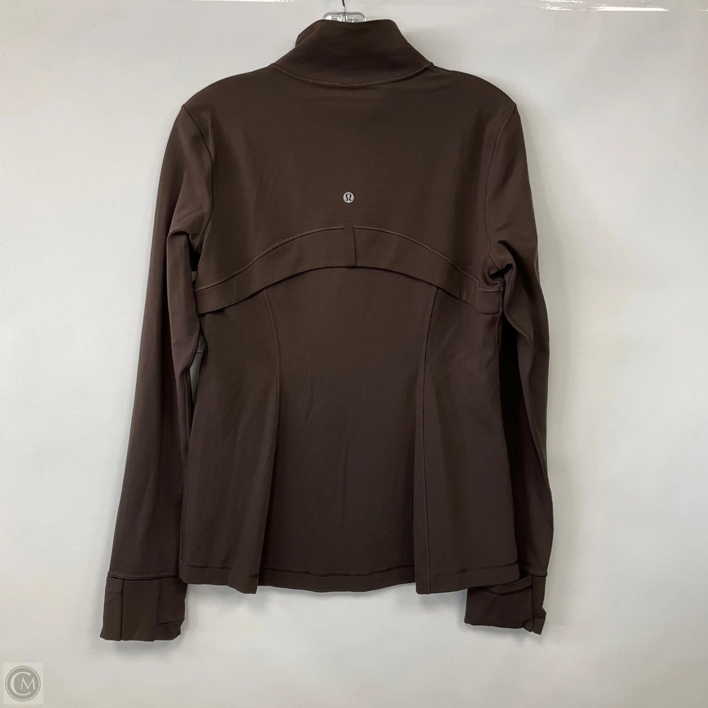Athletic Jacket By Lululemon In Brown, Size: 12