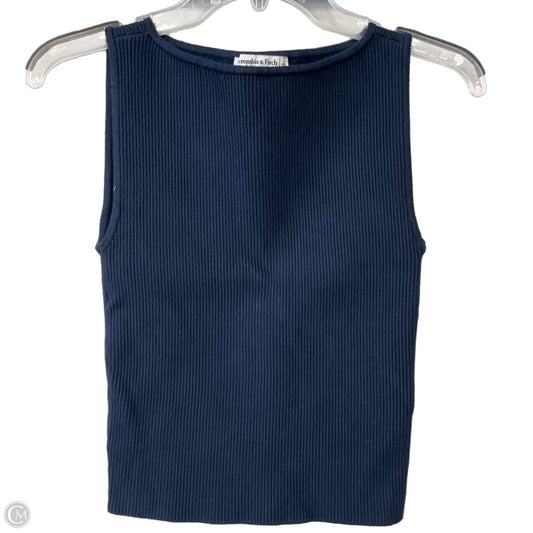 Top Sleeveless By Abercrombie And Fitch In Navy, Size: S