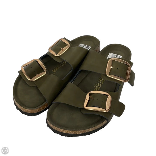 Sandals Flats By Project Cloud In Green, Size: 10