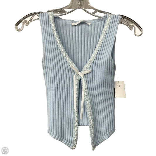 Vest Sweater By Altard State In Blue, Size: Xxs