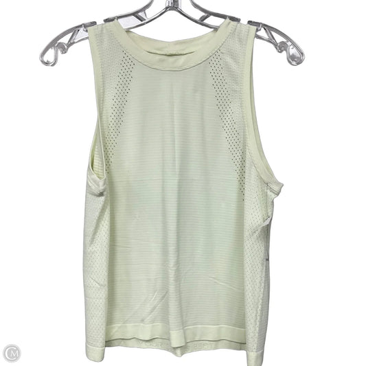 Athletic Tank Top By Lululemon In Yellow, Size: 6