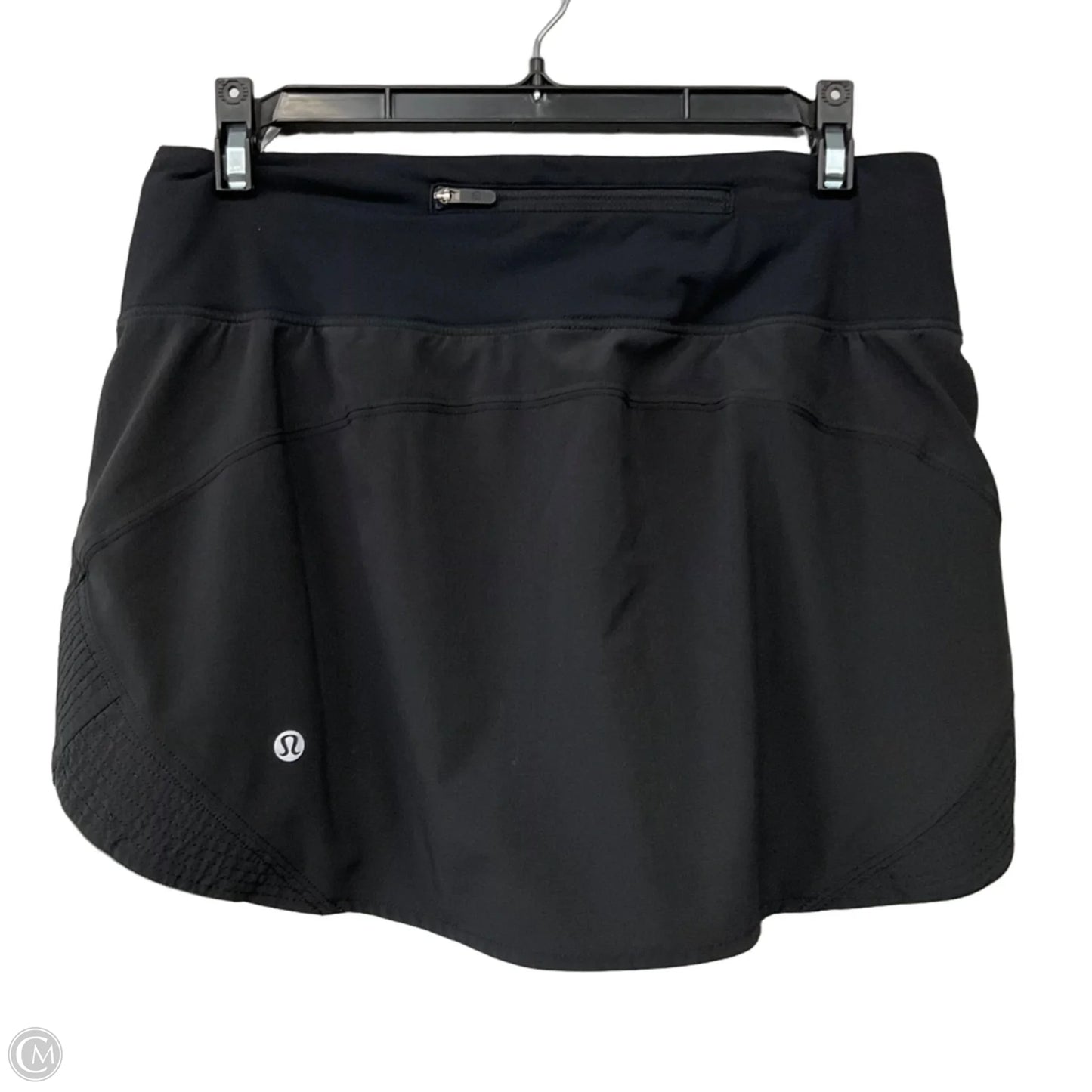 Athletic Skort By Lululemon In Black, Size: 6