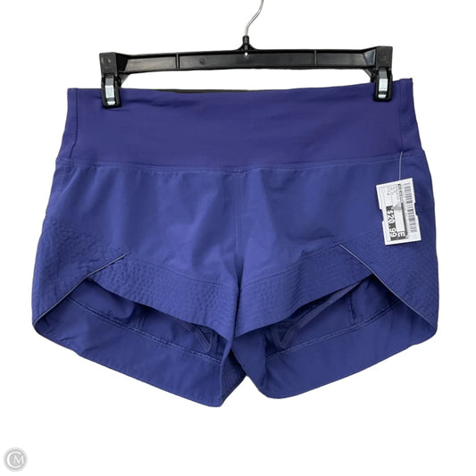 Athletic Shorts By Lululemon In Blue, Size: 4