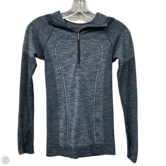 Athletic Jacket By Lululemon In Blue, Size: S