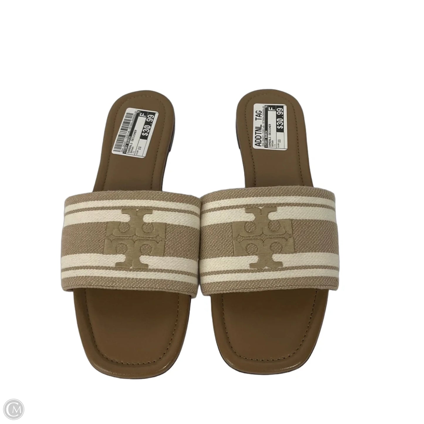 Sandals Designer By Tory Burch In Brown, Size: 11