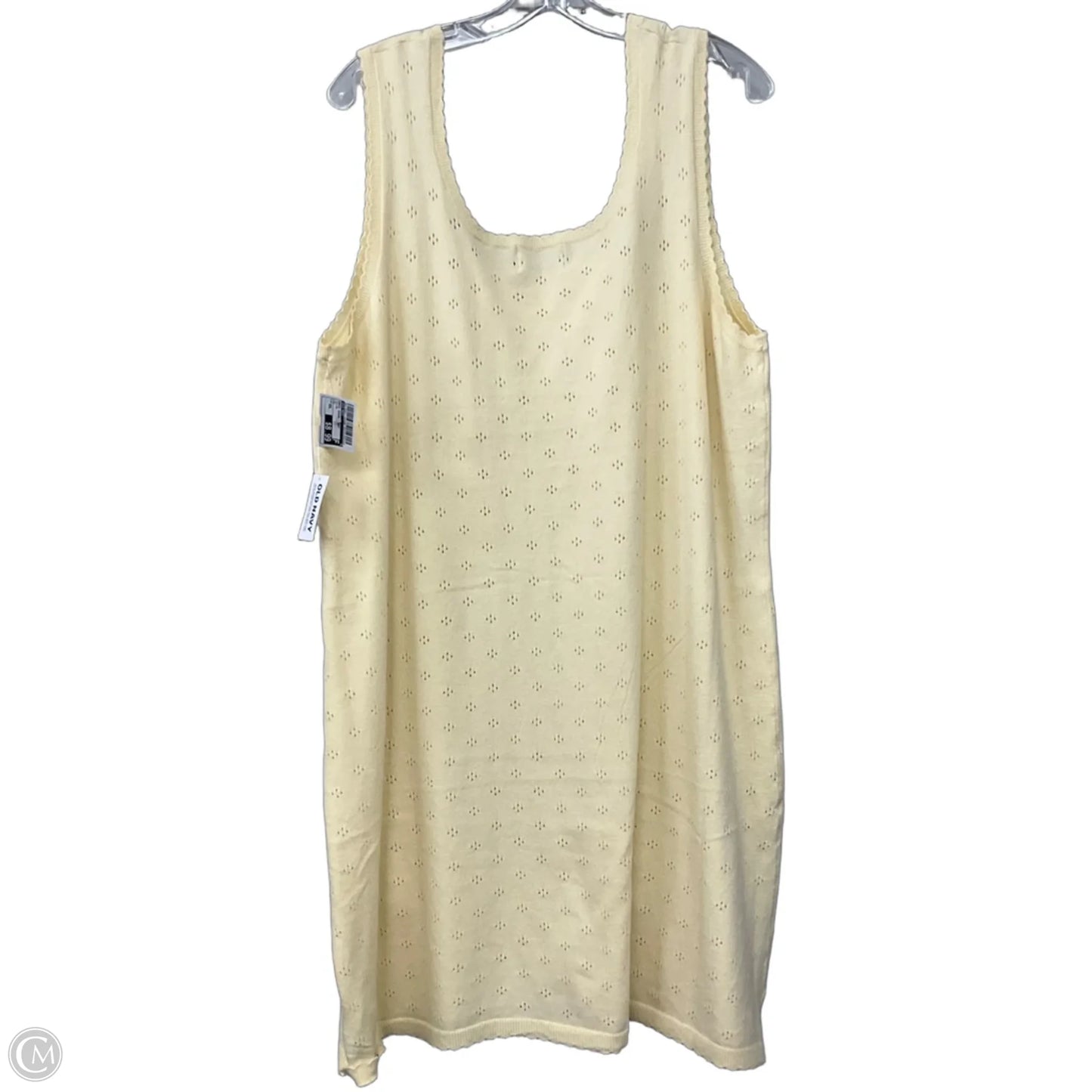 Dress Casual Short By Old Navy In Yellow, Size: Xxl