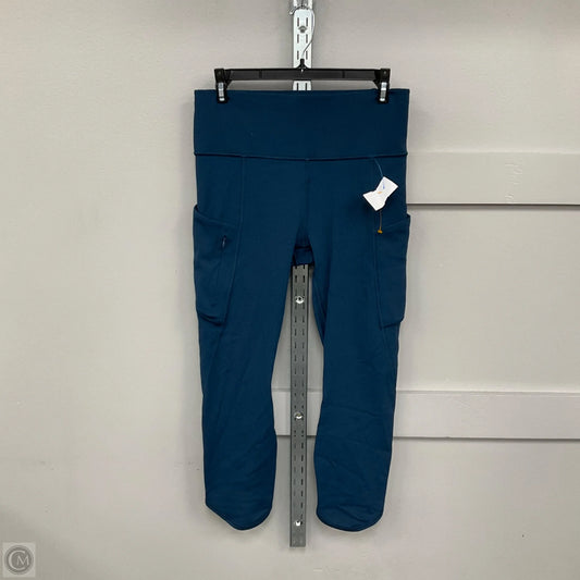 Athletic Leggings By Athleta In Blue, Size: M