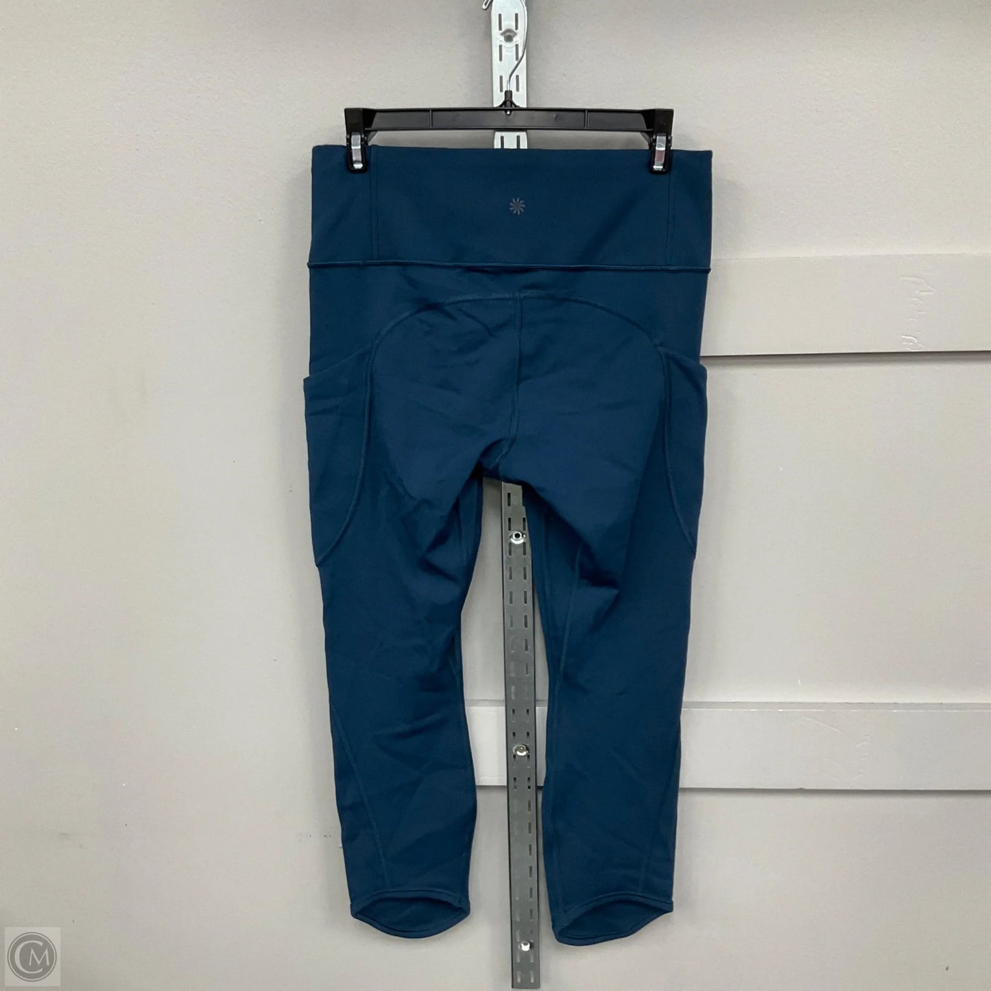 Athletic Leggings By Athleta In Blue, Size: M