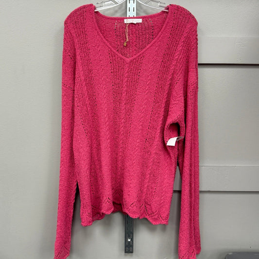 Sweater By Ces Femme In Pink, Size: L