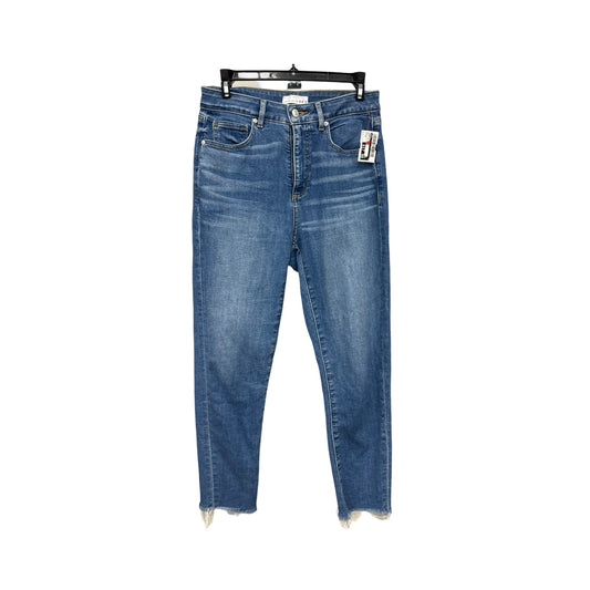 Jeans Straight By Loft In Blue Denim, Size: 4