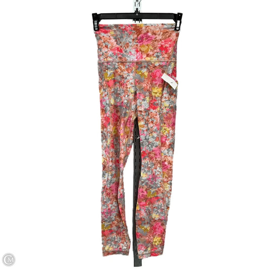 Athletic Leggings By Lululemon In Multi-colored, Size: 2
