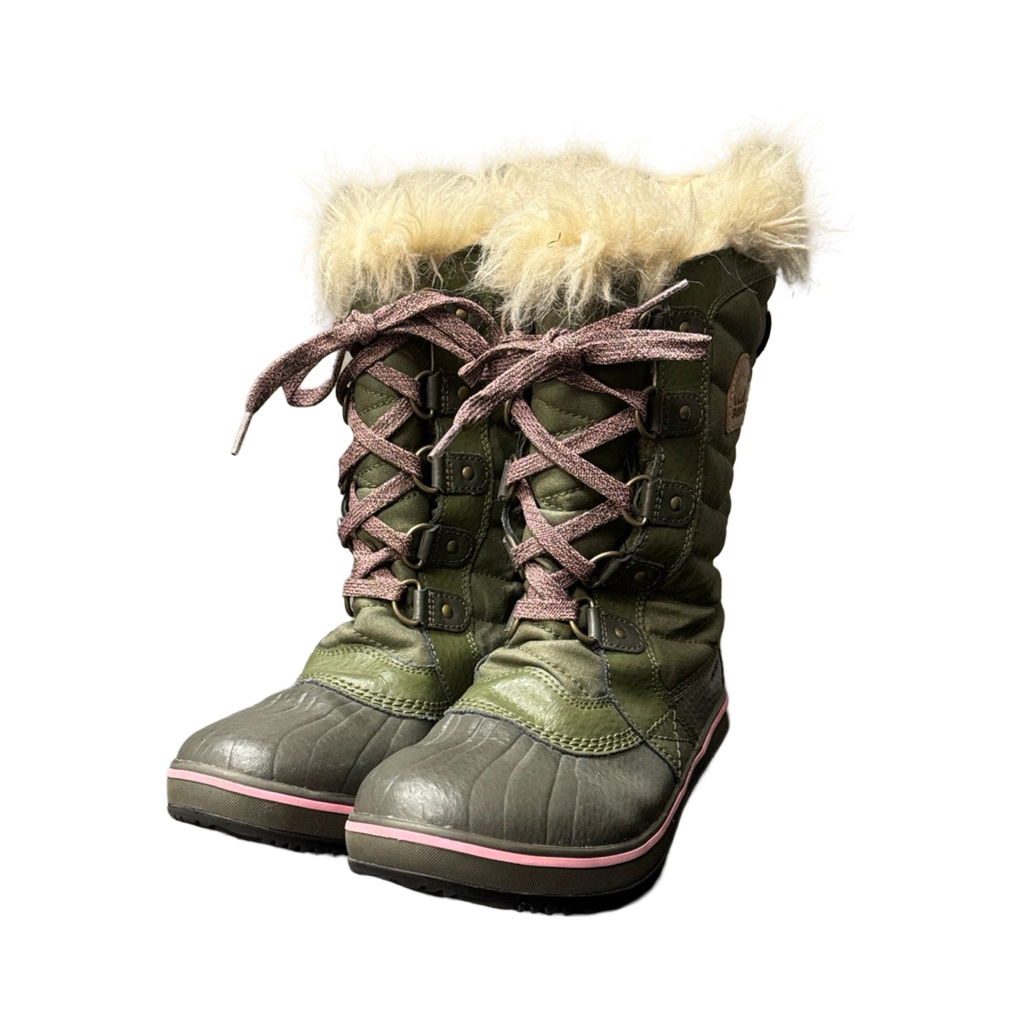 Boots Snow By Sorel In Green, Size: 5