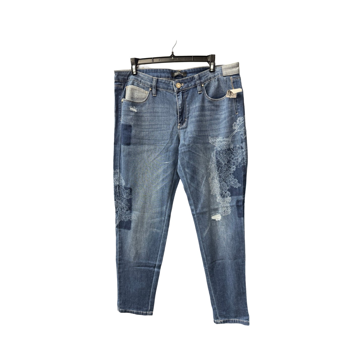 Jeans Skinny By White House Black Market In Blue Denim, Size: 10