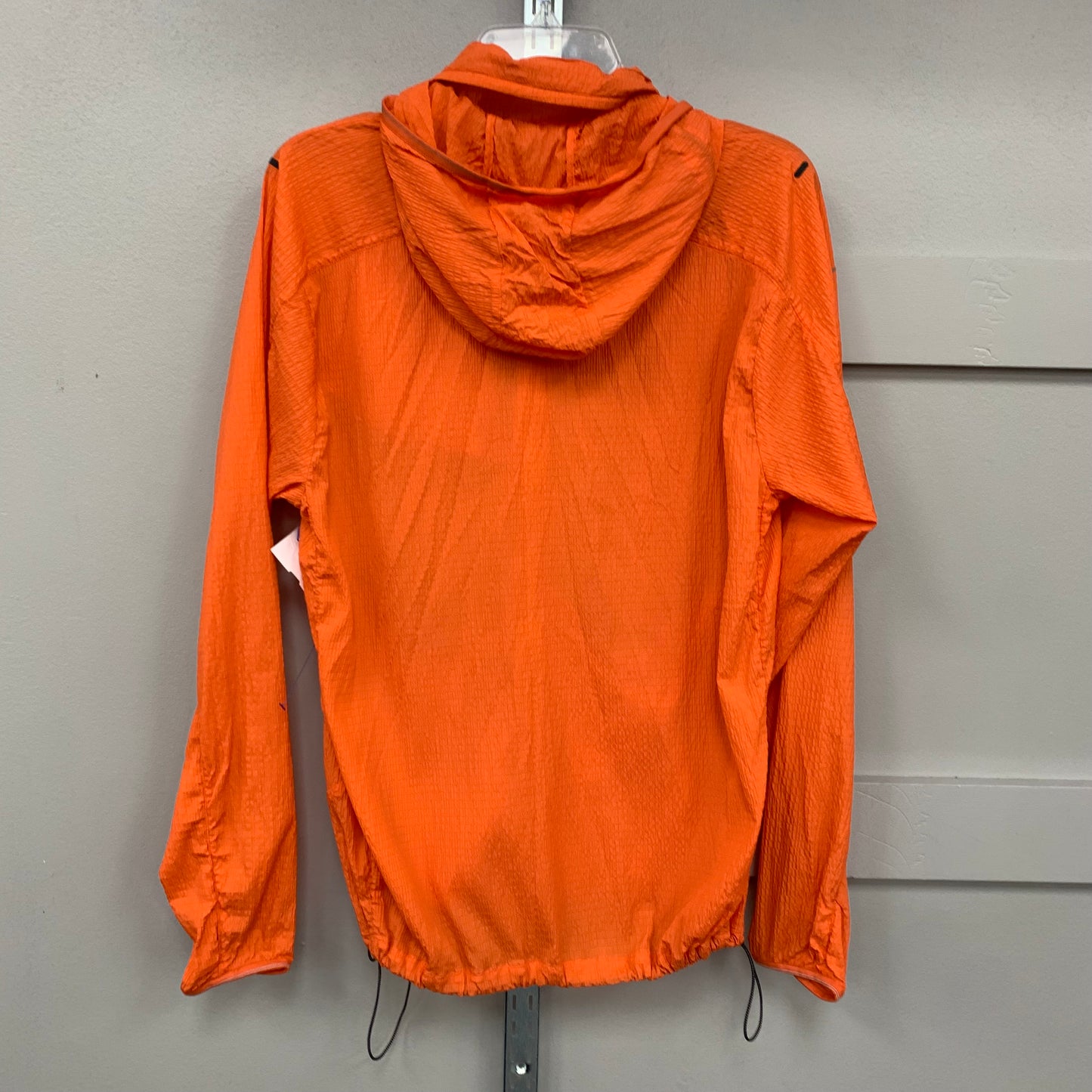 Jacket Windbreaker By Gym Shark In Orange, Size: S