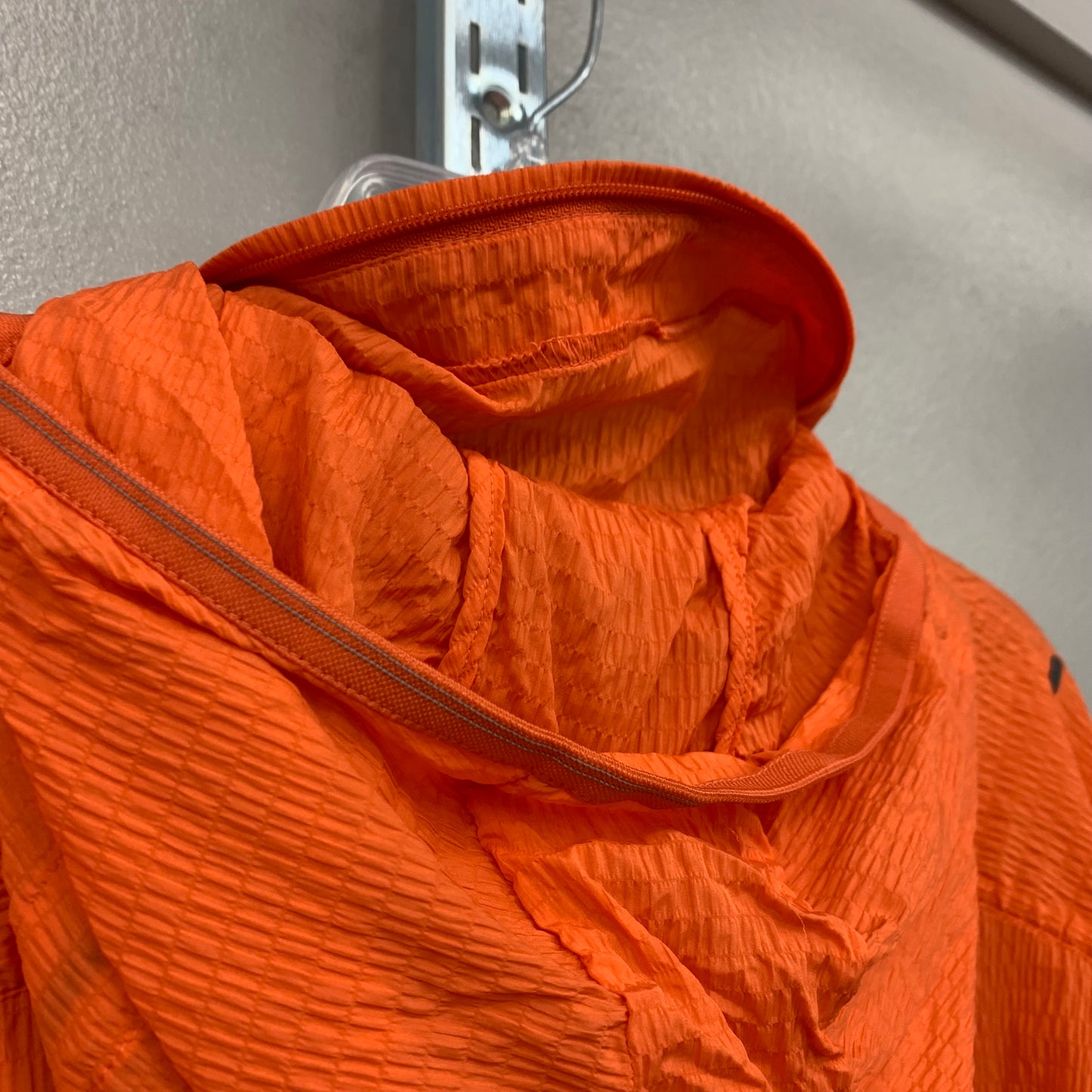 Jacket Windbreaker By Gym Shark In Orange, Size: S